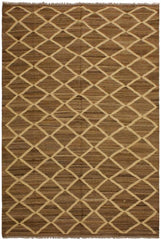 Flat Weave Kilim Antique Navaho Vintage handmade Modern Kilim Bluish Gray Beige Hand-Woven Rectangle 100% Wool Area Rug 5x8 