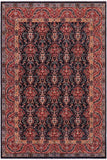 handmade Transitional Kafkaz Blue Red Hand Knotted RECTANGLE 100% WOOL area rug 8 x 10