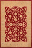 Shabby Chic Ziegler Josh Red/Tan Wool Rug - 8'1'' x 9'10''