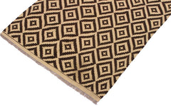 Flat Weave Kilim Antique Navaho Vintage handmade Modern Kilim Beige Brown Hand-Woven Rectangle 100% Wool Area Rug 4x7 