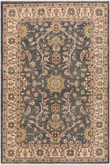 handmade Traditional Kafkaz Green Beige Hand Knotted RECTANGLE 100% WOOL area rug 4 x 6