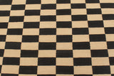 Flat Weave Kilim Antique Navaho Vintage handmade Modern Kilim Beige Black Hand-Woven Rectangle 100% Wool Area Rug 4x6 