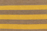 Flat Weave Kilim Antique Navaho Vintage handmade Modern Kilim Yellow Gray Hand-Woven Rectangle 100% Wool Area Rug 6x8 