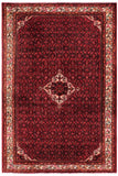 Vintage Antique Tabriz Matthews Red Beige Hand Knotted Wool Rug- 6'8'' x 9'8''