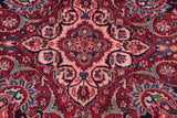 handmade Traditional Tabriz Blue Red Hand Knotted RECTANGLE 100% Wool Pile area rug 10x13