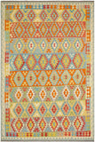 Bohemian Turkish Kilim Wilkinso Hand-Woven Wool Rug - 8'2'' x 9'8''