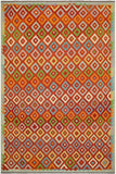 Boho Chic Turkish Kilim Le Hand-Woven Wool Rug - 8'3'' x 11'5''