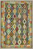 Southwestern Turkish Kilim Cole Hand-Woven Wool Rug - 8'1'' x 11'4''