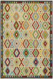 Tribal Turkish Kilim Doyle Hand-Woven Wool Rug - 6'10'' x 9'8''