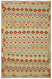 Boho Chic Turkish Kilim Kaylie Hand-Woven Wool Rug - 8'4'' x 11'3''