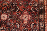 handmade Traditional Tabriz Red Brown Hand Knotted RUNNER 100% Wool Pile area rug 3x10