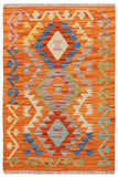 Southwestern Turkish Kilim Gaige Hand-Woven Wool Rug - 2'2'' x 3'1''