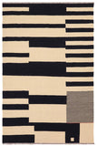 Boho Chic Turkish Kilim Jase Hand-Woven Wool Rug - 5'5'' x 8'1''