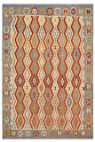 Retro Turkish Kilim Danna Hand-Woven Wool Rug - 8'6'' x 9'4''