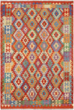 Southwestern Turkish Kilim Emanuel Hand-Woven Wool Rug - 6'8'' x 9'8''