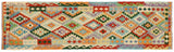 Southwestern Turkish Kilim Draven Hand-Woven Wool Runner-2'9'' x 9'6''