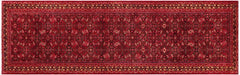 handmade Traditional Tabriz Red Beige Hand Knotted RUNNER 100% Wool Pile area rug 3x10