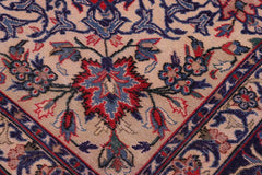 Traditional handmade Persian vintage distressed Red Blue Hand Knotted RECTANGLE 100% WOOL area rug 10 x 16