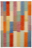 Chic Turkish Kilim Angie Hand-Woven Wool Rug - 8'3'' x 9'9''