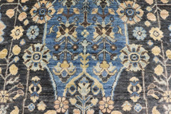 handmade Traditional Kafkaz Gray Blue Hand Knotted RECTANGLE 100% WOOL area rug 4 x 6