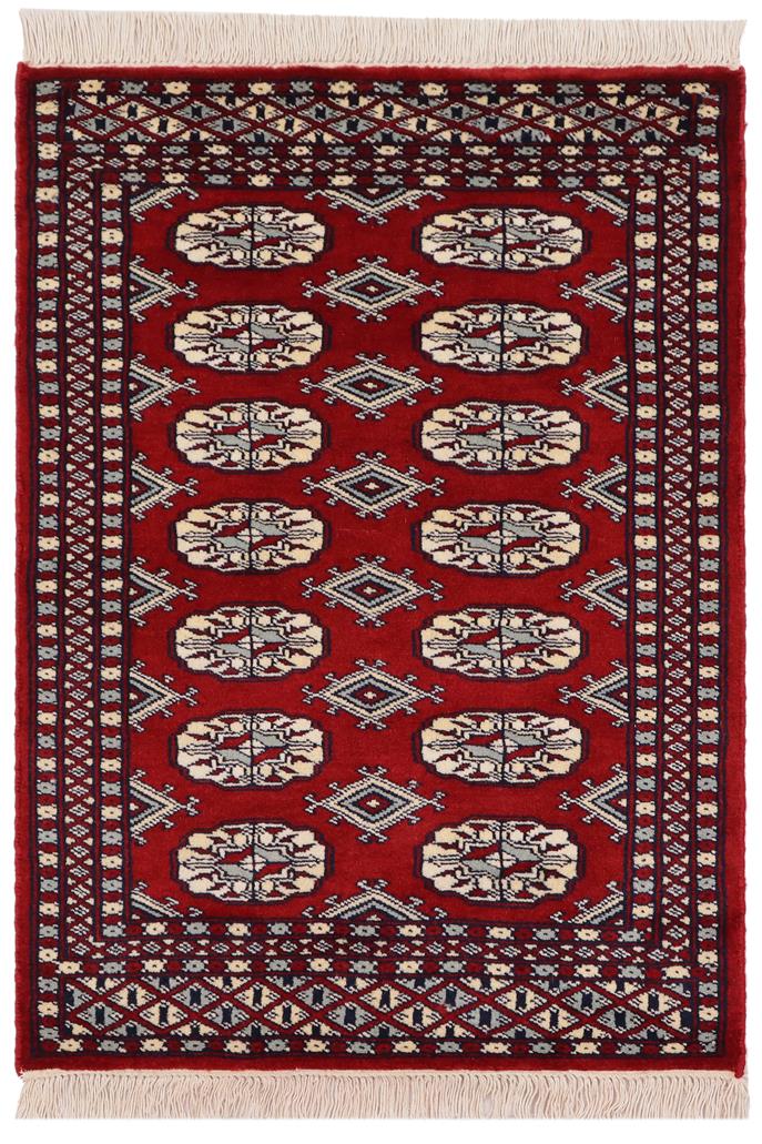 handmade Geometric Bokhara Maroon Beige Hand Knotted RECTANGLE 100% WOOL area rug 2 x 3