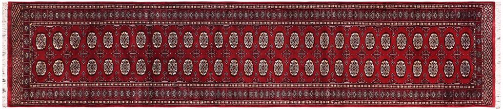 handmade Geometric Bokhara Red Beige Hand Knotted RECTANGLE 100% WOOL area rug 3 x 12