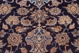 handmade Traditional Tabriz Blue Orange Hand Knotted RECTANGLE 100% Wool Pile area rug 9x13