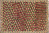 Modern Balochi Yareli Hand Knotted Wool Rug - 4'0'' x 5'11''