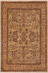 handmade Traditional Kafkaz Lt. Green Brown Hand Knotted RECTANGLE 100% WOOL area rug 8 x 10