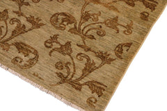 handmade Transitional Kafkaz Lt. Green Lt. Green Hand Knotted RECTANGLE 100% WOOL area rug 8 x 9