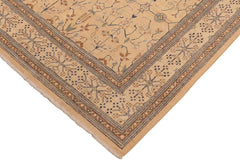 handmade Transitional Kafkaz Tan Beige Hand Knotted RECTANGLE 100% WOOL area rug 8 x 10