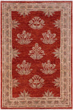 Boho Chic Ziegler Roma Red/Tan Wool Rug - 3'2'' x 5'0''