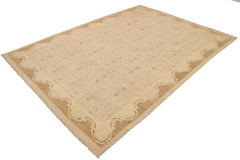 handmade Transitional Kafkaz Lt. Brown Beige Hand Knotted RECTANGLE 100% WOOL area rug 9 x 12