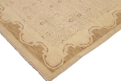 handmade Transitional Kafkaz Lt. Brown Beige Hand Knotted RECTANGLE 100% WOOL area rug 9 x 12