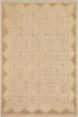 handmade Transitional Kafkaz Lt. Brown Beige Hand Knotted RECTANGLE 100% WOOL area rug 9 x 12