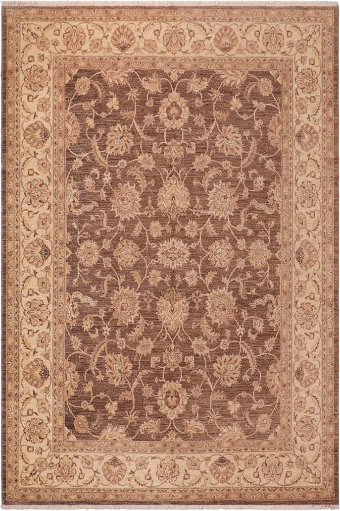 handmade Traditional Kafkaz Lt. Brown Beige Hand Knotted RECTANGLE 100% WOOL area rug 8 x 10