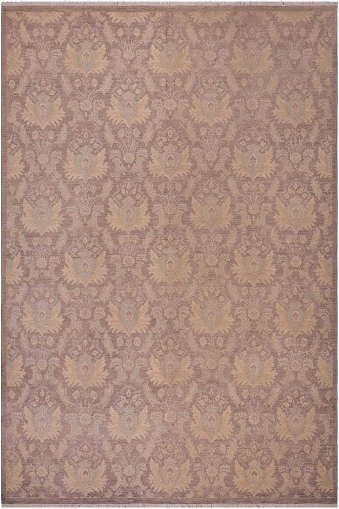 handmade Transitional Kafkaz Lt. Brown Gray Hand Knotted RECTANGLE 100% WOOL area rug 9 x 11