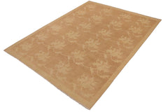 handmade Transitional Kafkaz Lt. Brown Beige Hand Knotted RECTANGLE 100% WOOL area rug 9 x 11