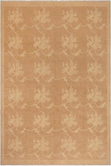 handmade Transitional Kafkaz Lt. Brown Beige Hand Knotted RECTANGLE 100% WOOL area rug 9 x 11