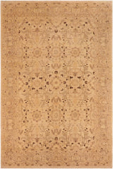 handmade Traditional Kafkaz Tan Brown Hand Knotted RECTANGLE 100% WOOL area rug 10 x 13