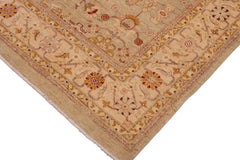 handmade Traditional Kafkaz Lt. Green Beige Hand Knotted RECTANGLE 100% WOOL area rug 9 x 12