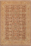 handmade Transitional Kafkaz Lt. Brown Gold Hand Knotted RECTANGLE 100% WOOL area rug 9 x 12