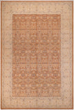 Classic Ziegler Beula Light Brown/Beige Wool Rug - 8'10'' x 12'2''