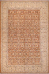 handmade Transitional Kafkaz Lt. Brown Beige Hand Knotted RECTANGLE 100% WOOL area rug 9 x 12