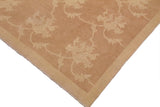 handmade Transitional Kafkaz Lt. Brown Beige Hand Knotted RECTANGLE 100% WOOL area rug 9 x 12