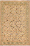 Boho Chic Ziegler Hertha Tan/Green Wool Rug - 10'0'' x 13'8''