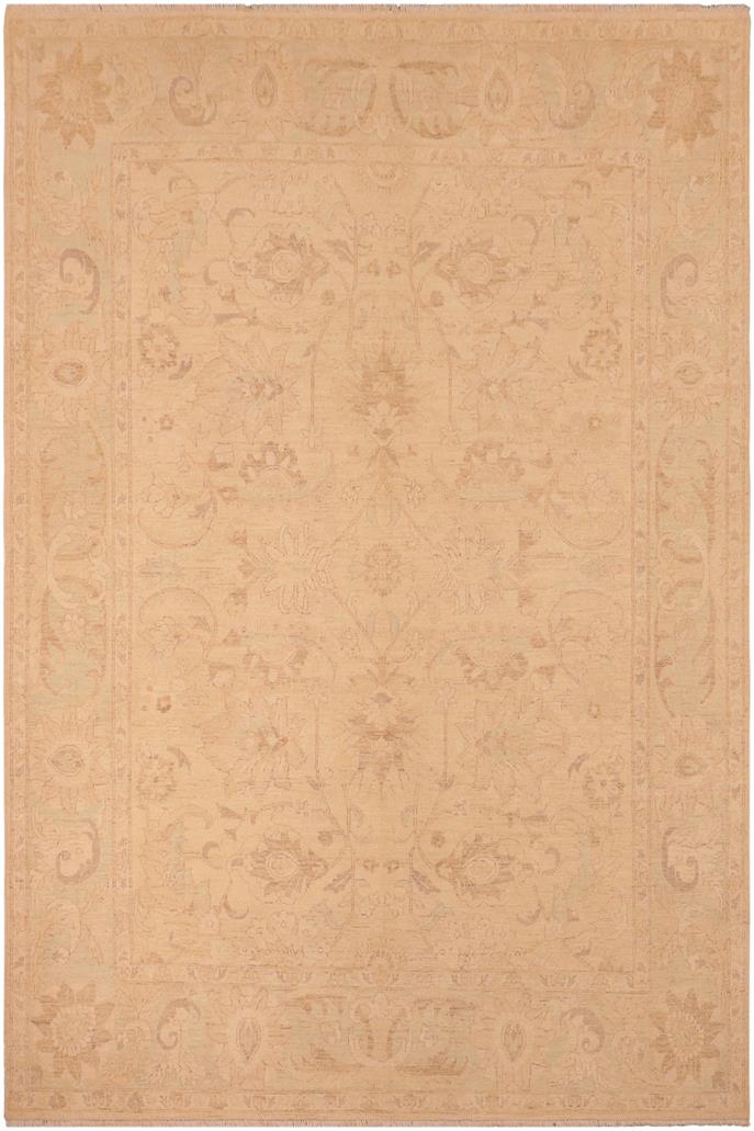 handmade Traditional Kafkaz Lt. Tan Lt. Green Hand Knotted RECTANGLE 100% WOOL area rug 8 x 10