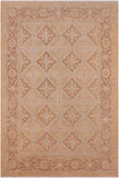 Boho Chic Ziegler Virgil Tan/Brown Wool Rug - 5'10'' x 9'2''