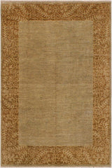 handmade Modern Kafkaz Lt. Green Brown Hand Knotted RECTANGLE 100% WOOL area rug 9 x 12