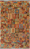 Tribal Turkish Kilim Murray Hand-Woven Wool Rug - 6'7'' x 10'3''